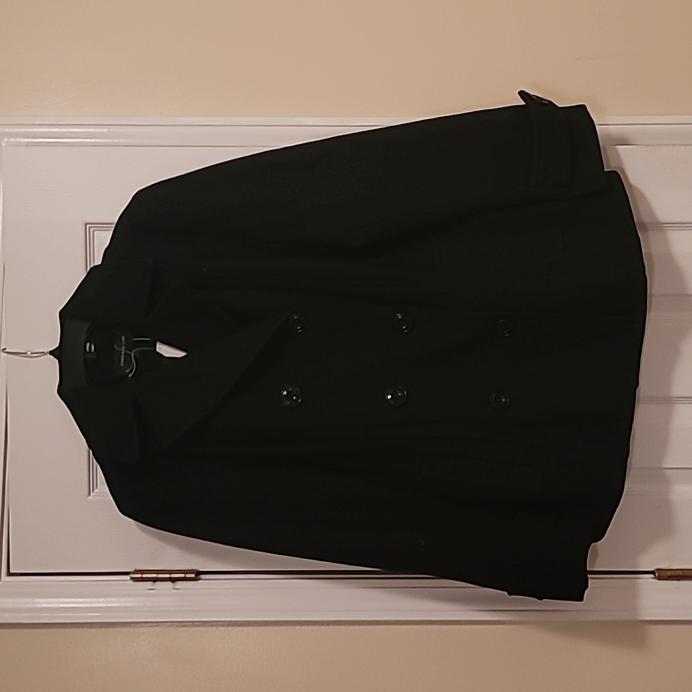 Jones New York Black Peacoat